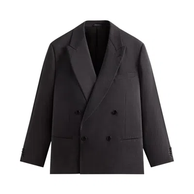 Pre-owned Kith X Giorgio Armani Upton Double Breasted Blazer 'ghost' | Black | Men's Size S