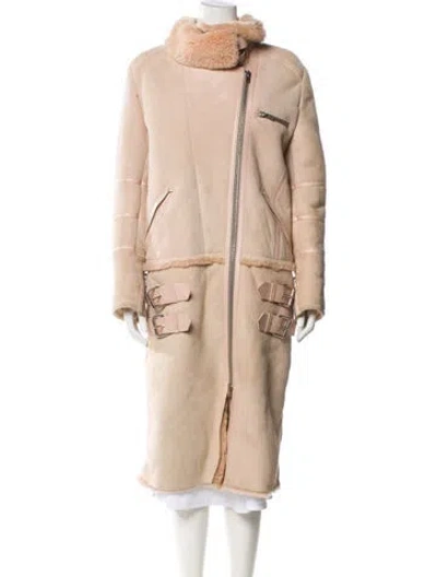 Pre-owned Kith X Iro Shearling Fur Coat In Neutral