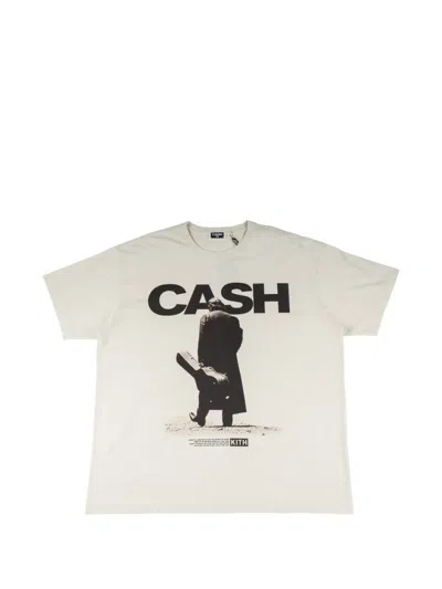 Kith X Johnny Cash Solo Desert T-shirt In White