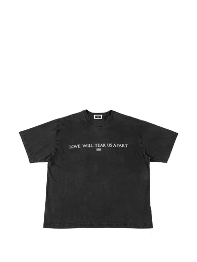 Kith X Joy Division Logo-print T-shirt In Black