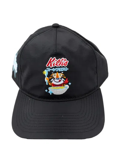 Kith X Kellogg's Embroidered Baseball Cap In Black