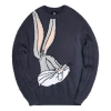 Kith X Looney Tunes Bugs Bunny Crewneck 'shark' In Blue