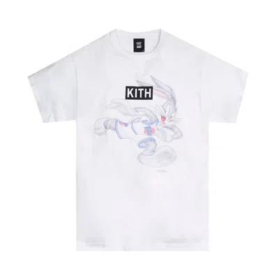 Pre-owned Kith X Looney Tunes Tunesquad Vintage Tee 'white' | Men's Size S