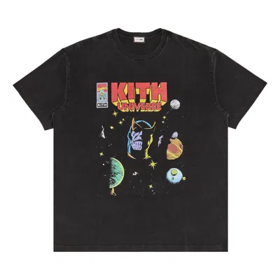 Pre-owned Kith X Marvel Infinity Vintage Tee 'black'