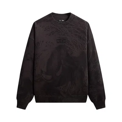 Pre-owned Kith X Marvel Spiderman Crewneck Sweater 'carbon' | Black | Men's Size Xs
