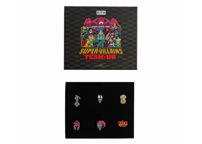 Pre-owned Kith X Marvel Super Villain Pin Set