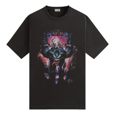 Kith X Marvel Symbiote Vintage T-shirt 'black'