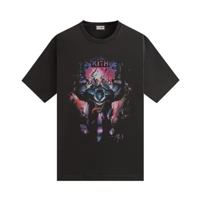 Pre-owned Kith X Marvel Symbiote Vintage Tee 'black'
