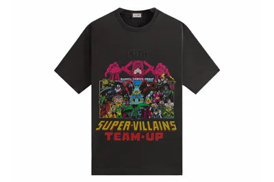 Pre-owned Kith X Marvel Team Up Vintage Tee Black