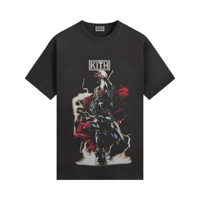 Pre-owned Kith X Marvel Thor Vintage Tee 'black' | Men's Size L