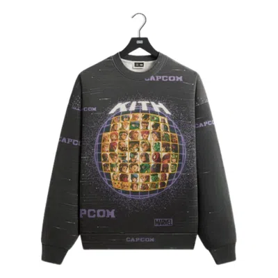 Kith X Marvel Vs. Capcom Character Select Vintage Nelson Crewneck 'black'
