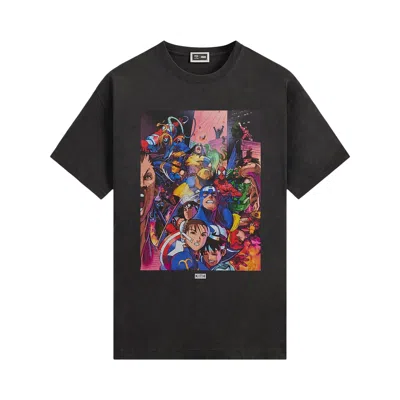 Pre-owned Kith X Marvel Vs. Capcom Heroes Vs. Street Fighter Vintage Tee 'black' | Men's Size L