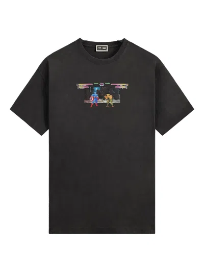 Kith Industrial Vintage Tee "marvel Vs. Capcom In Gray