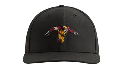 Pre-owned Kith X Marvel X New Era Wolverine Low Profile 59fifty Fitted Cap In Black