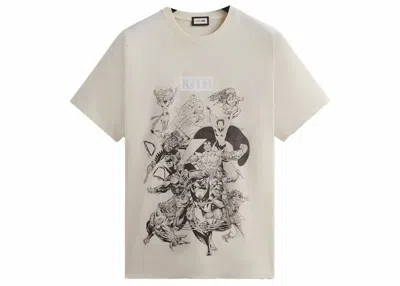 Pre-owned Kith X Marvel Xmen Comic Inked Vintage Tee Shirt In Sandrift Ph