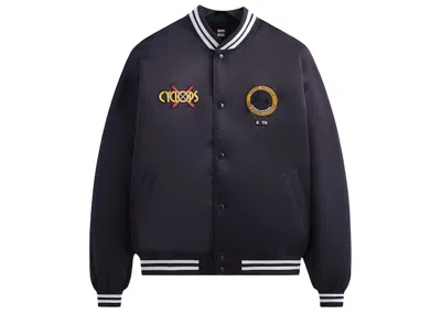 Pre-owned Kith X Marvel Xmen Cyclops Satin Bomber Jacket In Ink Ph