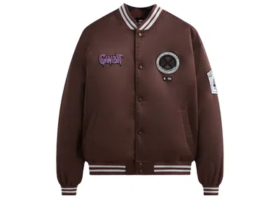 Pre-owned Kith X Marvel Xmen Gambit Satin Bomber Jacket In Force Ph