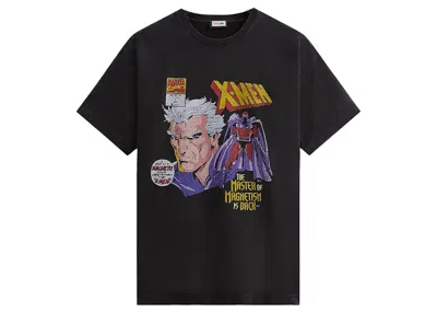 Pre-owned Kith X Marvel Xmen Master Of Magnetism Vintage Tee Shirt In Black Ph