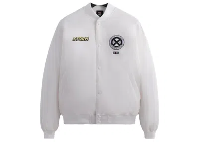 Pre-owned Kith X Marvel Xmen Storm Satin Bomber Jacket In Hero Ph