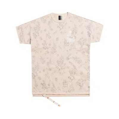 Pre-owned Kith X Mastermind World Reverse Floral Tee 'turtle Dove' | Cream | Men's Size M