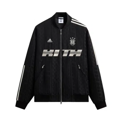 Pre-owned Kith X Messi For Adidas Bomber Jacket 'black' | Men's Size M