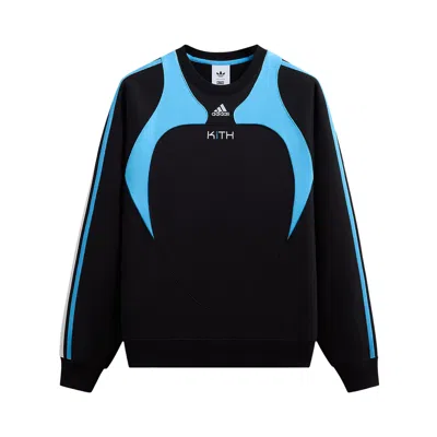 Pre-owned Kith X Messi For Adidas Fleece Sweater 'black' | Men's Size L