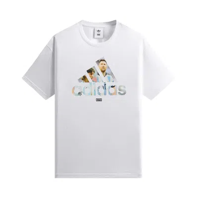 Pre-owned Kith X Messi For Adidas Graphic Tee 'white' | Men's Size Xl