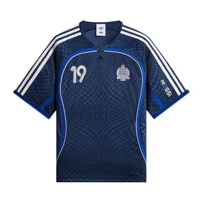 Pre-owned Kith X Messi For Adidas Jersey 'night Navy' | Blue | Men's Size Xl