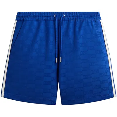 Pre-owned Kith X Messi For Adidas Monogram Short 'blue' | Men's Size Xxl