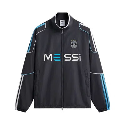 Pre-owned Kith X Messi For Adidas Nylon Track Jacket 'black' | Men's Size Xxl