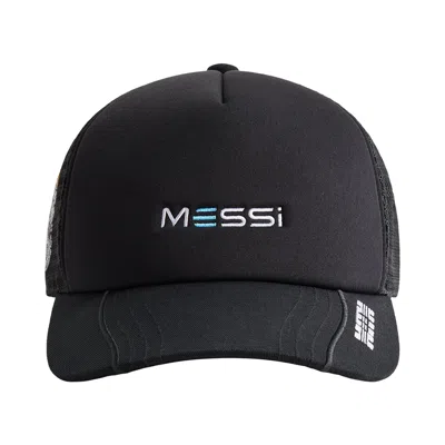 Pre-owned Kith X Messi For Adidas Trucker Hat 'black' | Men's Size Onesize