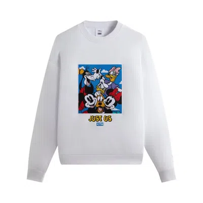 Kith X Mickey & Friends Family Portrait Vintage Crewneck 'white'
