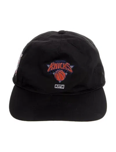 Pre-owned Kith X Nba Ny Knicks Baseball Cap In Black