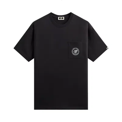 Pre-owned Kith X New Balance Crest Pocket Tee 'black' | Men's Size S