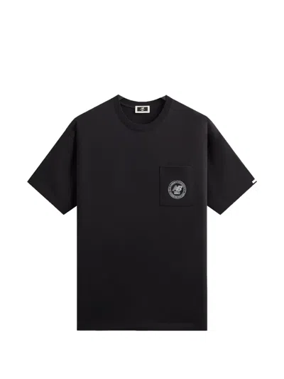Kith X New Balance Crest Pocket T-shirt In Black