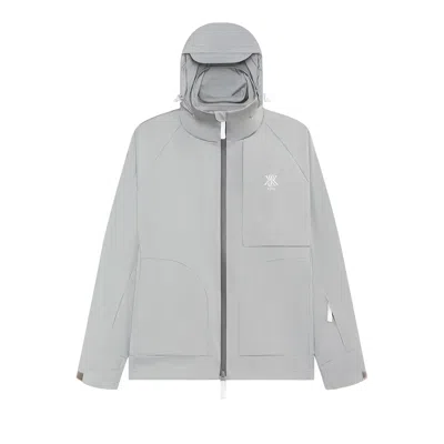 Pre-owned Kith X New Balance Jacket 'reflective' | Grey | Men's Size Xs In Gray