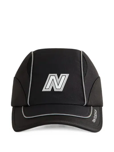 Kith X New Balance Mixed Tech Griffey Runner Cap In Black