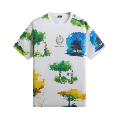 Pre-owned Kith X New Balance Watercolor Quinn Tee 'white' | Men's Size Xl