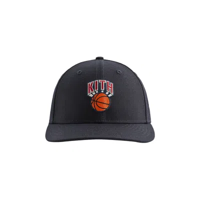 Pre-owned Kith X New Era For The New York Knicks 59fifty Low Profile Fitted Cap 'nocturnal' | Black | Men's Si