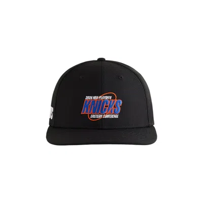 Pre-owned Kith X New Era For The New York Knicks Playoffs Premium Wool 59fifty Low Profile Cap 'black' | Men's