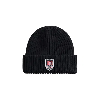 Pre-owned Kith X New Era For The New York Rangers Centennial Knit Beanie 'black' | Men's Size Onesize