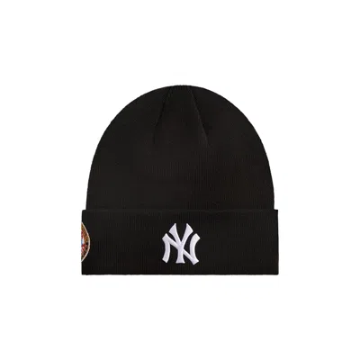 Pre-owned Kith X New Era For The New York Yankees Knit Beanie 'black' | Men's Size Onesize