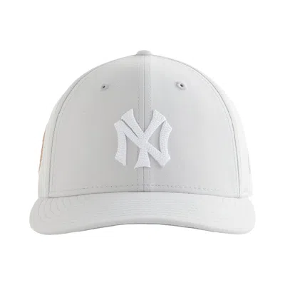 Pre-owned Kith X New Era For The New York Yankees Wool Flannel Blend 59fifty Low Profile Fitted Cap 'atom' | W In White