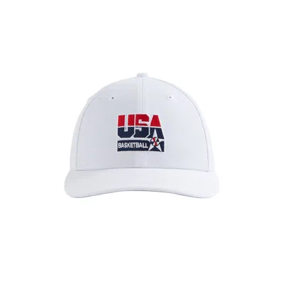 Pre-owned Kith X New Era For Usa Basketball 59fifty Low Profile Fitted Cap 'white' | Men's Size 7.75