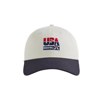 Pre-owned Kith X New Era For Usa Basketball Aaron Cap 'silk' In Cream