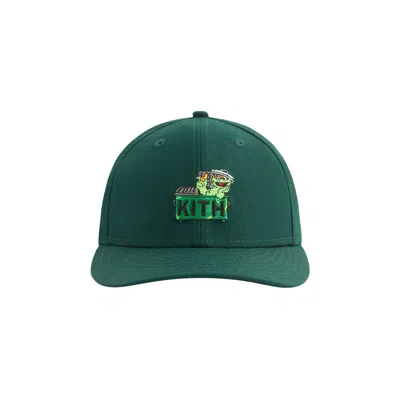 Pre-owned Kith X New Era X Sesame Street Oscar The Grouch 59fifty Low Profile Fitted Cap 'stadium' | Green | M