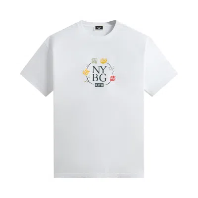 Pre-owned Kith X New York Botanical Garden Logo Vintage Tee 'white'