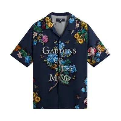 Pre-owned Kith X New York Botanical Gardens Gardens Of The Mind Thompson Shirt 'nocturnal' In Blue