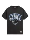 Kith For The New York Knicks Chrome Vintage Jones T-shirt In Black