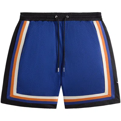 Pre-owned Kith X New York Knicks Mesh Ryan Short 'current' | Blue | Men's Size Xl